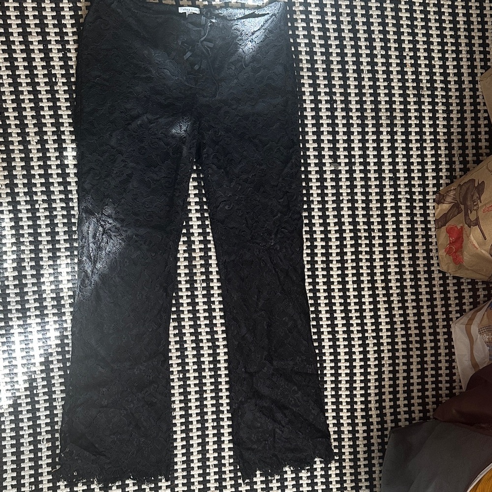 Alice & Trixie Black Lace Pants